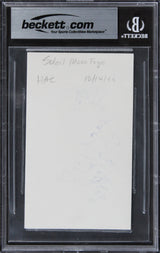 Soleil Moon Frye Punky Brewster "Love & Peace" Signed 3x5 Index Card BAS Slabbed