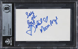 Soleil Moon Frye Punky Brewster "Lots of Love" Signed 3x5 Index Card BAS Slabbed