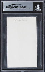 Steven Bauer Scarface Authentic Signed 3x5 Index Card Autographed BAS Slabbed