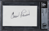 Cesar Romero Batman Authentic Signed 3x5 Index Card Autographed BAS Slabbed 3