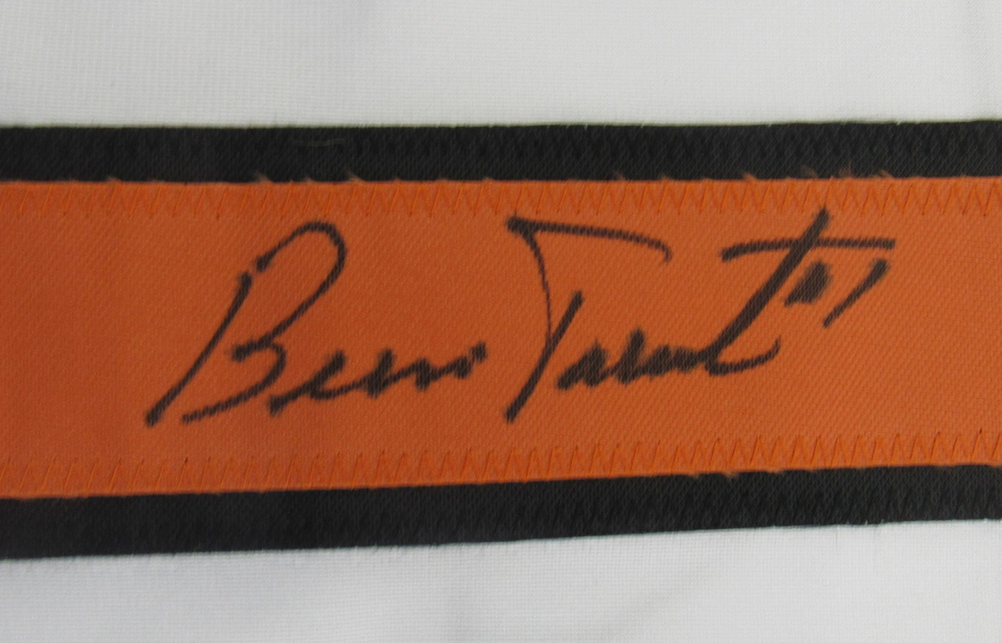 Bernie Parent Signed Auto Autograph Replica Jersey JSA COA
