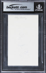 Ally Sheedy The Breakfast Club "Love" Signed 3x5 Index Card BAS Slabbed