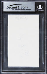 Ally Sheedy The Breakfast Club "Love" Signed 3x5 Index Card BAS Slabbed