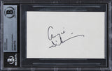 Angie Dickinson Pay it Forward Authentic Signed 3x5 Index Card BAS Slabbed
