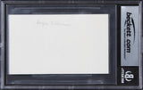 Angie Dickinson Pay it Forward Authentic Signed 3x5 Index Card BAS Slabbed