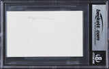 Angie Dickinson Pay it Forward Authentic Signed 3x5 Index Card BAS Slabbed