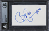 Blair Underwood Deep Impact Authentic Signed 3x5 Index Card BAS Slabbed 1