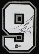 Tony Parker Authentic Signed Black Pro Style Jersey Autographed BAS Witnessed