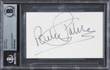 Betsy Palmer Friday The 13th Authentic Signed 3x5 Index Card BAS Slabbed