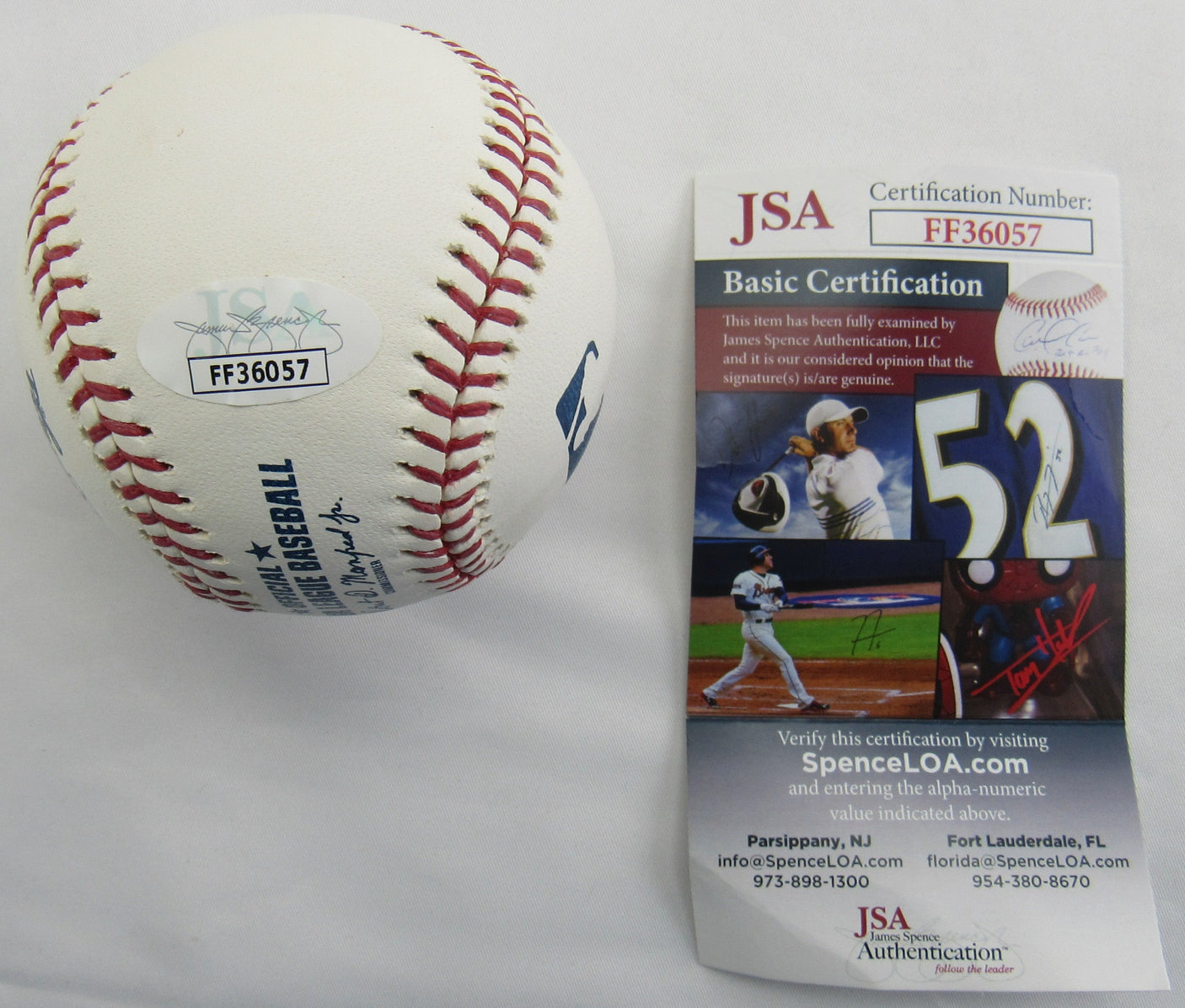 Edwin Encarnacion Signed Auto Rawlings Baseball JSA FF36057