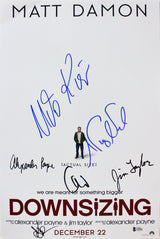 Downsizing (6) Payne, Waltz, Nash, Taylor, Kier Signed 12x18 Photo BAS #A70511