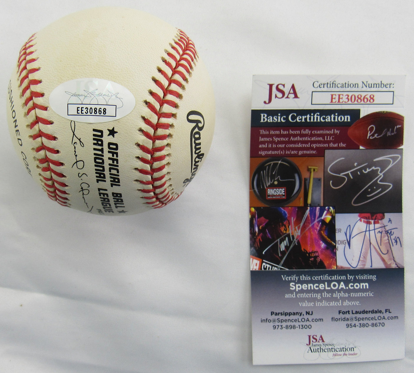 Craig Biggio Signed Auto Rawlings Baseball JSA EE30868