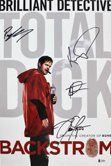 Backstrom (4) Dekker, Polaha, Kennedy & Haysbert Signed 12x18 Photo BAS #A70508
