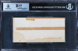 Walt Disney "Best Wishes" Authentic Signed 2.85x6 Cut Signature BAS Slabbed