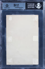 William McKinley "With Regards" Signed 4.25x6.5 1896 Cabinet Photo BAS Slabbed