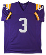 LSU Odell Beckham Jr. Authentic Signed Purple Pro Style Jersey BAS Witnessed