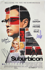 Suburbicon (3) Moore, Cohen Authentic Signed 11x17 Photo Autographed BAS #A70503