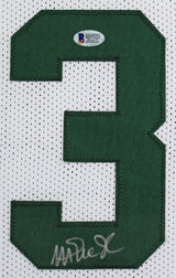 Michigan State Magic Johnson Signed White Pro Style Framed Jersey BAS Witnessed