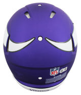 Vikings Justin Jefferson Signed Full Size Speed Proline Helmet BAS Witnessed