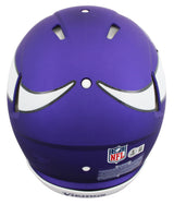 Vikings Justin Jefferson Signed Full Size Speed Proline Helmet BAS Witnessed