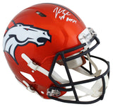 Broncos John Lynch "HOF '21" Signed Flash Full Size Speed Proline Helmet BAS Wit