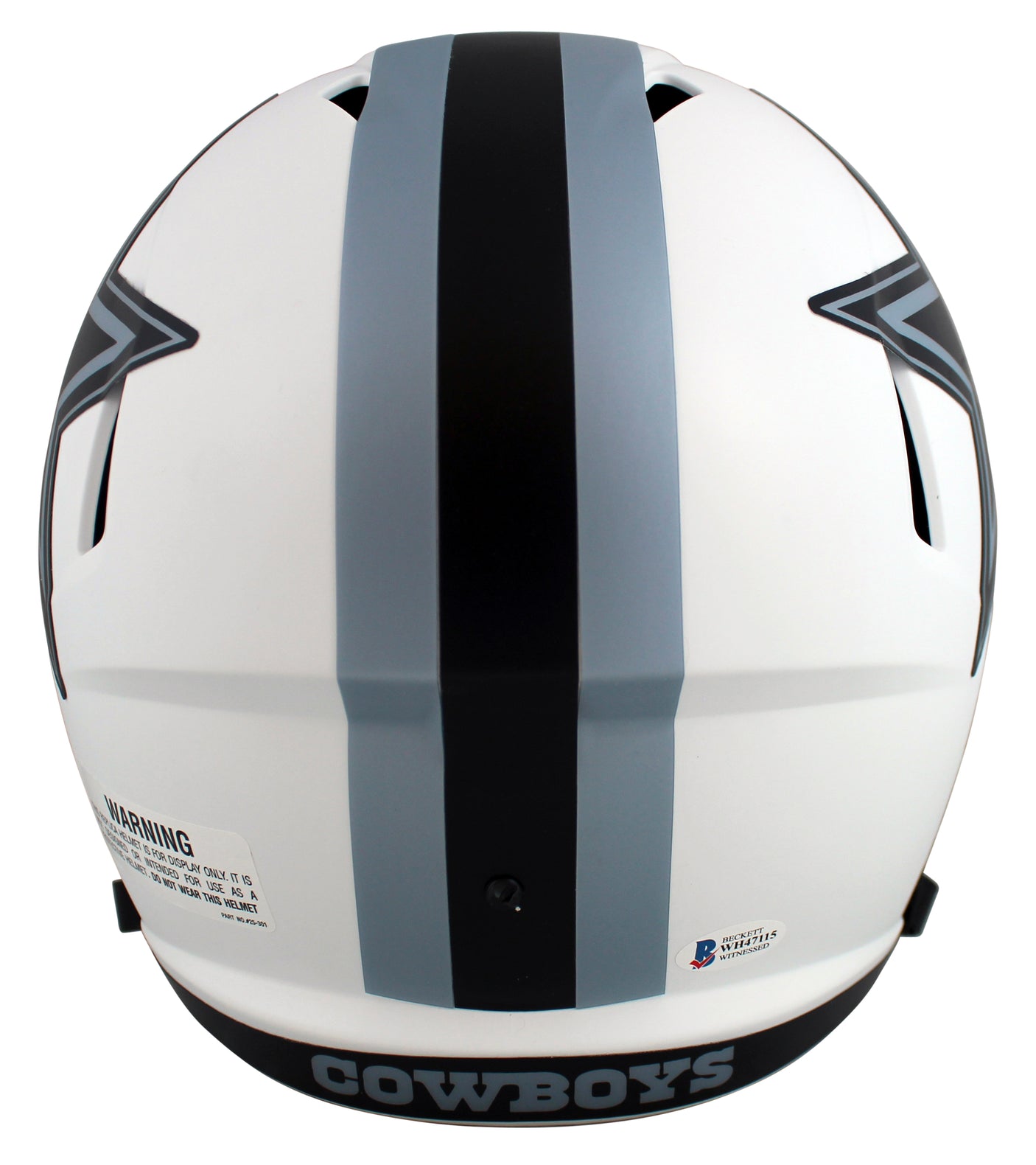 Cowboys Roger Staubach Signed Lunar Full Size Speed Rep Helmet BAS Witnessed