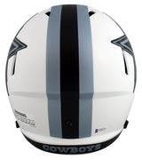 Cowboys Roger Staubach Signed Lunar Full Size Speed Rep Helmet BAS Witnessed