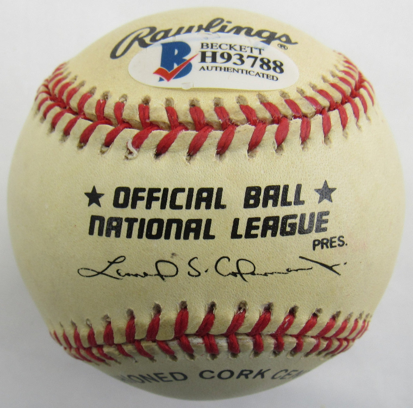 Al Dark Signed Auto Rawlings Baseball Beckett H93788