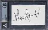 Anne Bancroft The Miracle Worker Authentic Signed 3x5 Index Card BAS Slabbed