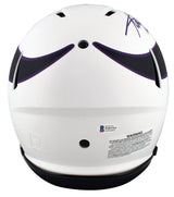 Vikings Adrian Peterson "All Day" Signed Lunar F/S Speed Proline Helmet BAS Wit
