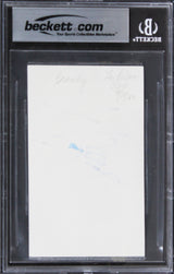 Brandy Singer "Smiley Face" Authentic Signed 3x5 Index Card BAS Slabbed 1