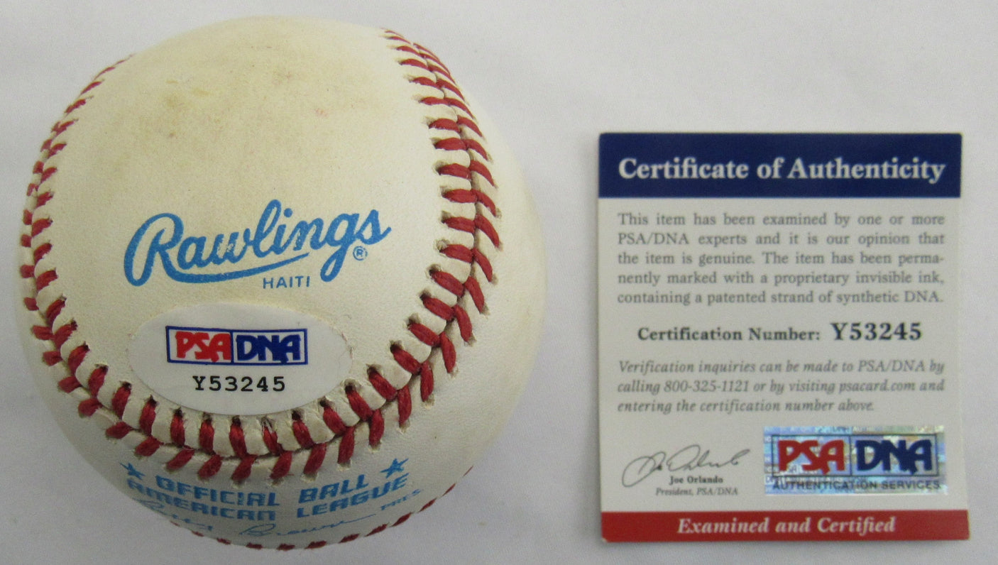 Dick TIdrow Signed Auto Rawlings Baseball PSA/DNA Y53245