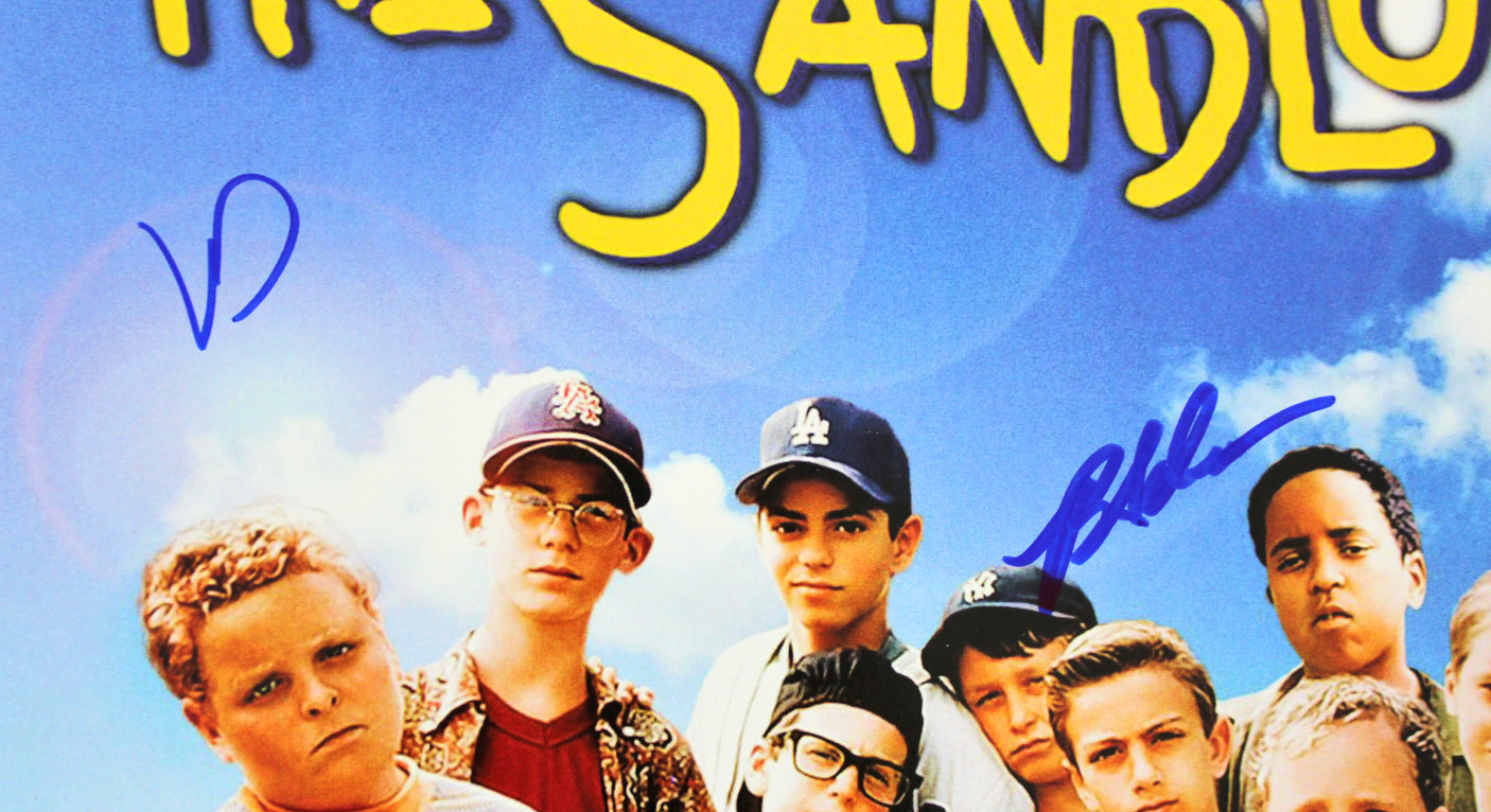 The Sandlot (6) Guiry, Leopardi, Adams +3 Signed 12x18 Photo BAS Witnessed 2