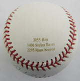 Rickey Henderson Signed Auto Rawlings Baseball Steiner COA