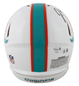 Dolphins Jaylen Waddle & Tyreek Hill Signed F/S Speed Proline Helmet BAS Witness