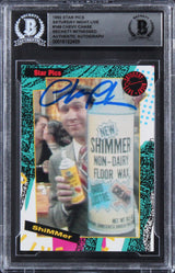 Chevy Chase Saturday Night Live Signed 1992 Star Pics #149 Card BAS Slabbed