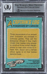 William Shatner Signed 1976 Topps Star Trek #74 Card Auto Graded 10! BAS Slabbed