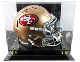 49ers Steve Young Signed Full Size Speed Rep Helmet W/ Case BAS Witnessed