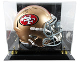 49ers Steve Young Signed Full Size Speed Rep Helmet W/ Case BAS Witnessed