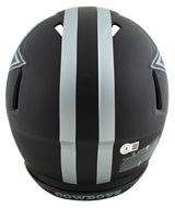 Cowboys Dak Prescott Signed Eclipse F/S Speed Proline Helmet w/ Silver Sig BAS W