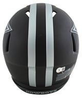 Cowboys Dak Prescott Signed Eclipse F/S Speed Proline Helmet w/ Silver Sig BAS W