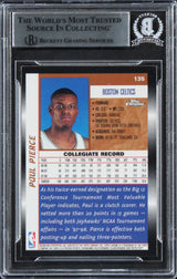 Celtics Paul Pierce Authentic Signed 1998 Topps Chrome #135 Rookie Card BAS Slab