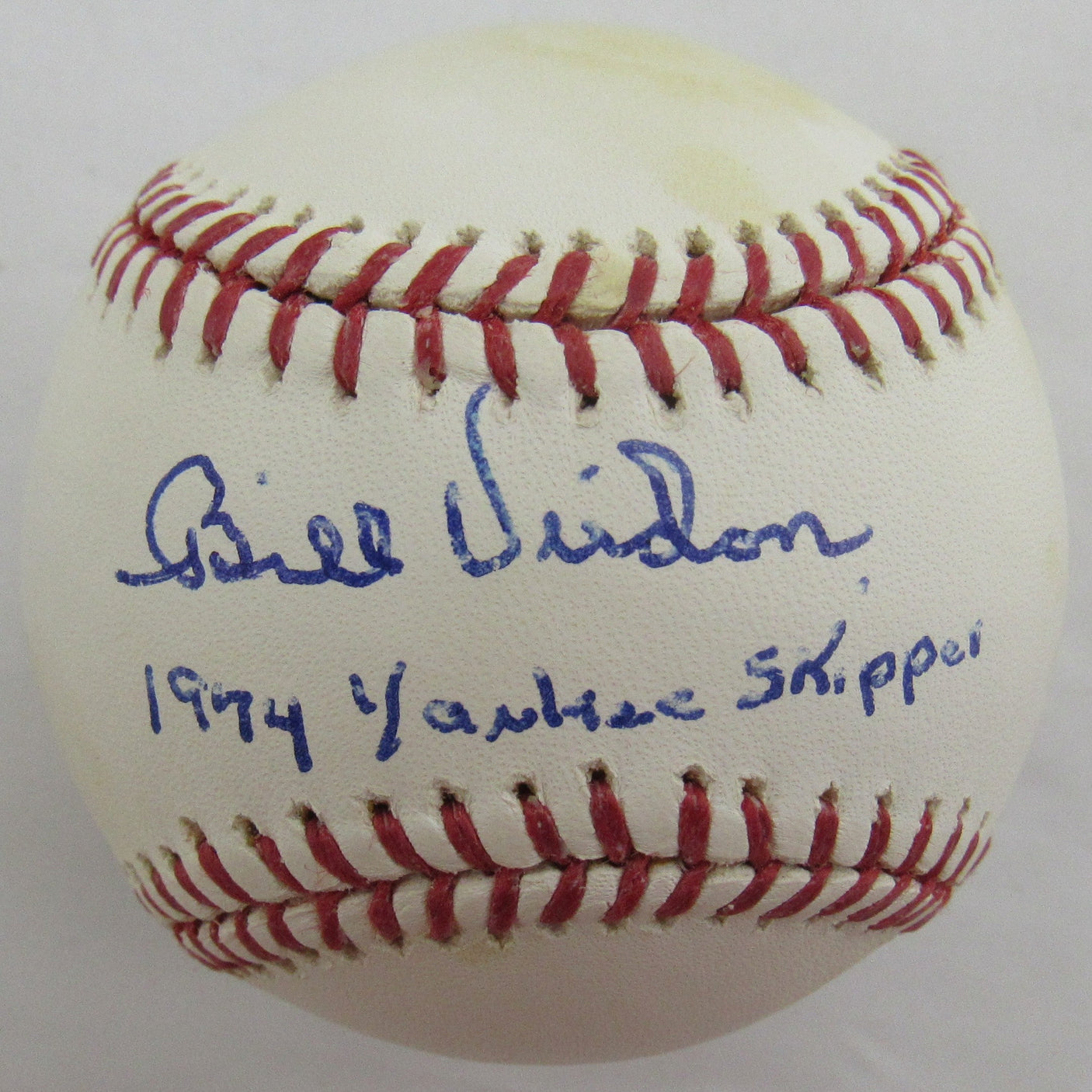Bill Virdon Signed Auto Rawlings Baseball Steiner COA