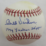 Bill Virdon Signed Auto Rawlings Baseball Steiner COA