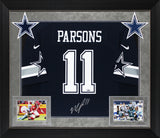 Cowboys Micah Parsons Signed & Framed Navy Blue Nike Game Jersey Fanatics