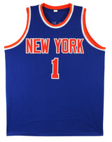 Amar'e Stoudemire Authentic Signed Blue Pro Style Jersey BAS Witnessed