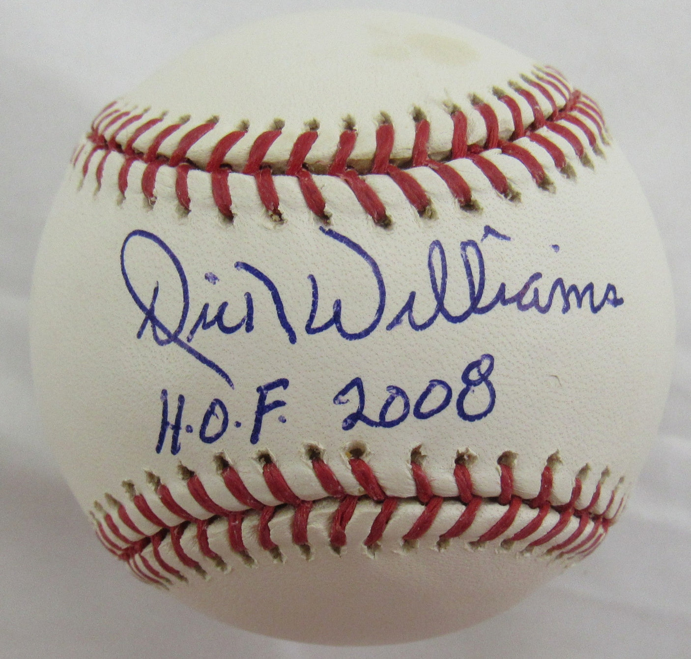 Dick Williams w/HOF Signed Auto Rawlings Baseball MLB Holo LH118141