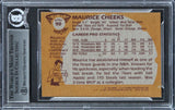 76ers Maurice Cheeks HOF 2018 Authentic Signed 1981 Topps #E90 Card BAS Slabbed