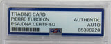 Pierre Turgeon Signed Auto Autograph Card PSA/DNA Encapsulated