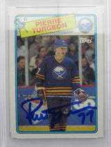 Pierre Turgeon Signed Auto Autograph Card PSA/DNA Encapsulated
